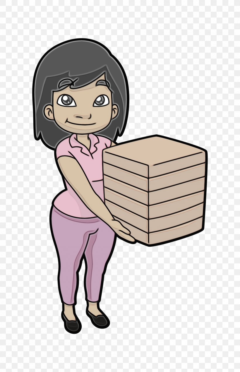 Cartoon Clip Art Package Delivery Thumb Box, PNG, 1000x1550px, Watercolor, Box, Cartoon, Package Delivery, Paint Download Free