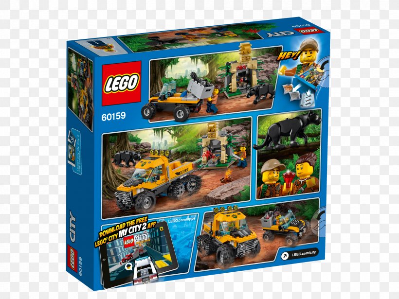 LEGO 60159 City Jungle Halftrack Mission LEGO City Undercover Toy, PNG, 2400x1800px, Lego City Undercover, Kmart, Lego, Lego City, Lego Minifigure Download Free