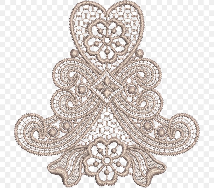 Machine Embroidery Lace Pattern, PNG, 715x720px, Embroidery, Art, Black And White, Cutwork, Design Pattern Download Free