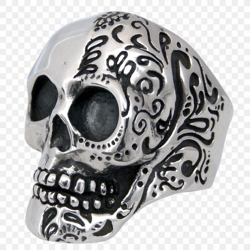 Skull Silver Headgear, PNG, 864x864px, Skull, Bone, Headgear, Jewellery, Ring Download Free