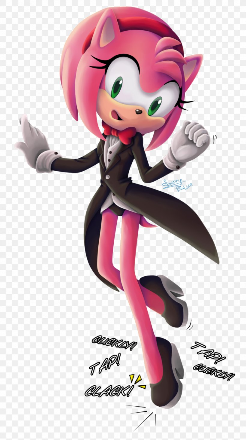 Amy Rose Tap Dance Drawing Art, PNG, 900x1609px, Watercolor, Cartoon, Flower, Frame, Heart Download Free