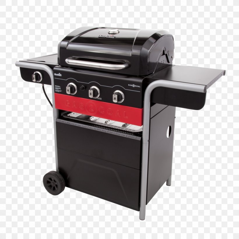 Barbecue Char-Broil Gas2Coal Hybrid Grilling Backyard Grill Dual Gas/Charcoal, PNG, 1000x1000px, Barbecue, Backyard Grill Dual Gascharcoal, Blue Rhino Uniflame Gtc1205b, Brenner, Charbroil Download Free