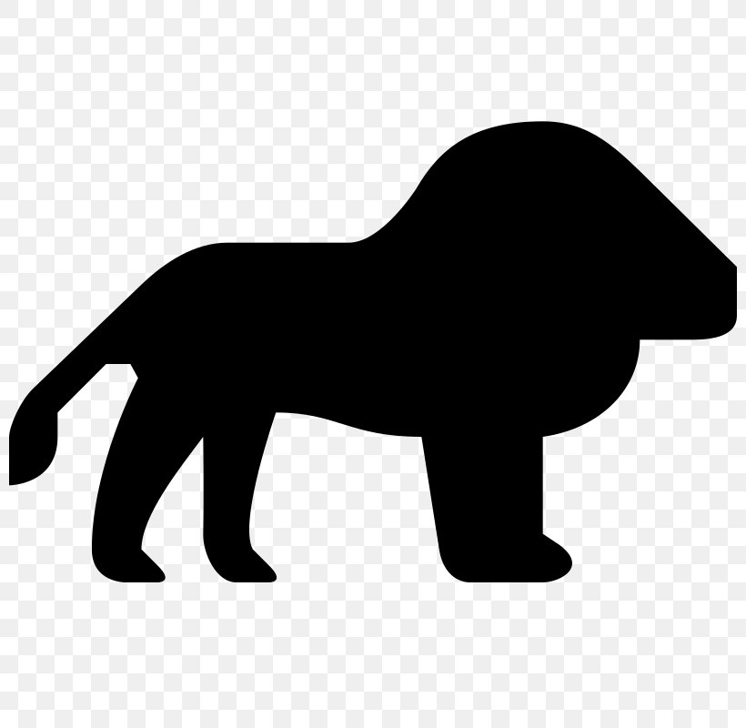 Dog Cat Terrestrial Animal Puma Clip Art, PNG, 800x800px, Dog, Big Cat, Big Cats, Black, Black And White Download Free