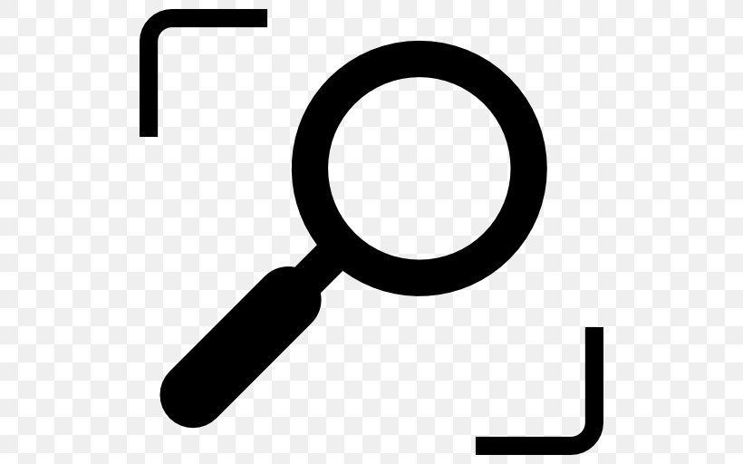 Magnifying Glass, PNG, 512x512px, Magnifying Glass, Black And White, Brand, Image File Formats, Magnifier Download Free