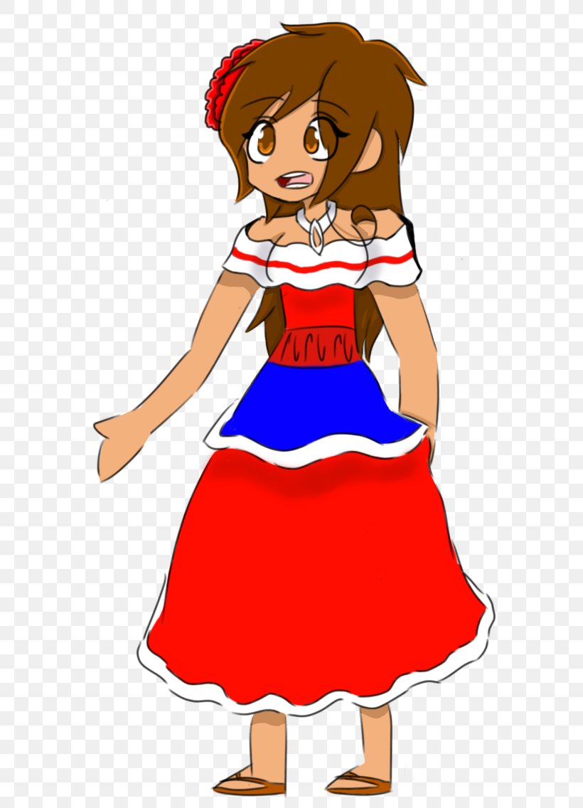 Dress Folk Costume Puerto Rico Clothing Clip Art, PNG, 640x1136px, Watercolor, Cartoon, Flower, Frame, Heart Download Free