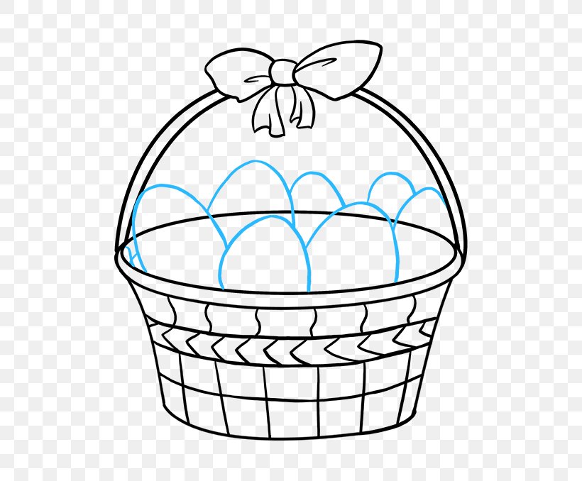 Easter Basket Drawing Image Sketch, PNG, 680x678px, Easter Basket, Art, Basket, Coloring Book, Drawing Download Free