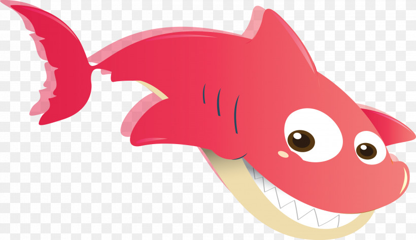 Fish Pink Cartoon Fish Mouth, PNG, 3000x1734px, Fish, Cartoon, Fin, Mouth, Pink Download Free