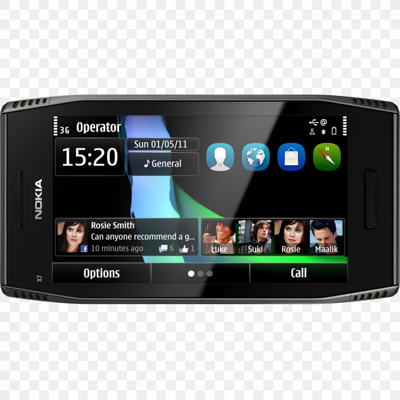 Nokia X7-00 Nokia C7-00 Nokia E7-00 Nokia N8 Nokia E6, PNG, 1200x1200px, Nokia X700, Communication Device, Display Device, Electronic Device, Electronics Download Free