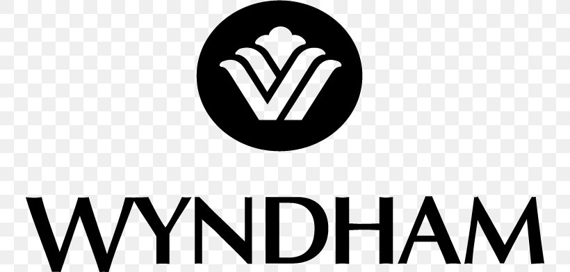 Wyndham Hotels & Resorts Wyndham Ridge Wyndham Worldwide Timeshare, PNG, 746x391px, Wyndham Hotels Resorts, Area, Black And White, Brand, Hotel Download Free