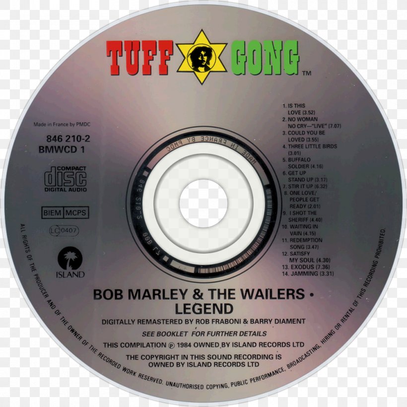Compact Disc Legend Bob Marley And The Wailers Meanstreak Album, PNG, 1000x1000px, Watercolor, Cartoon, Flower, Frame, Heart Download Free