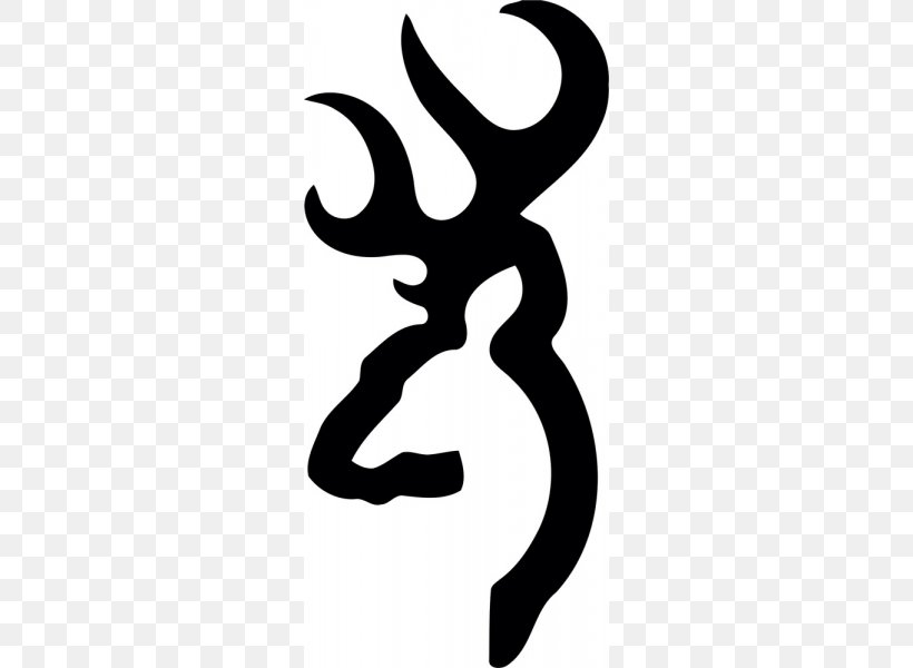 Deer Browning Arms Company Decal Logo Browning Buck Mark, PNG, 600x600px, Deer, Bass Pro Shops, Black And White, Browning Arms Company, Browning Buck Mark Download Free