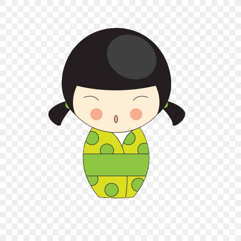 Doll Stock Photography Kokeshi, PNG, 1000x1000px, Doll, Cartoon, Child, Drawing, Fictional Character Download Free