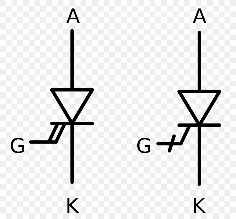 Gate Turn-off Thyristor Silicon Controlled Rectifier Electronic Symbol Electronic Component, PNG, 1200x1114px, Gate Turnoff Thyristor, Area, Black And White, Diagram, Diode Download Free