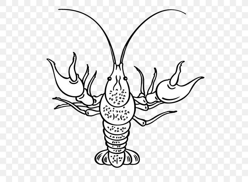 Lobster, PNG, 600x600px, Lobster, Artwork, Black And White, Coreldraw, Croquis Download Free