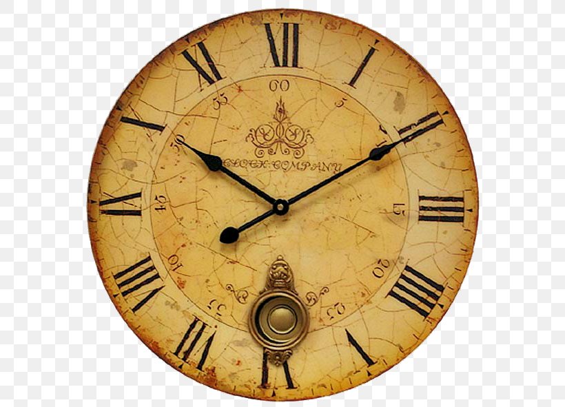 Pendulum Clock Quartz Clock Shabby Chic Wanduhr, PNG, 591x591px, Clock, Antique, Home Accessories, Industrial Style, Kitchen Download Free