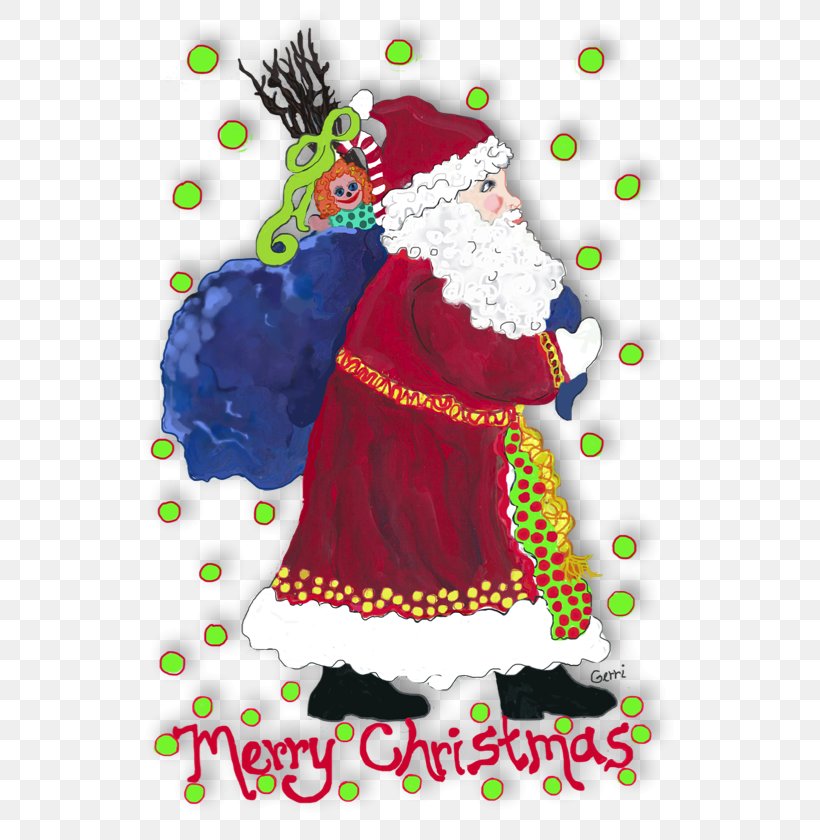 Santa Claus Christmas Tree Christmas Ornament, PNG, 590x840px, Santa Claus, Art, Christmas, Christmas And Holiday Season, Christmas Decoration Download Free