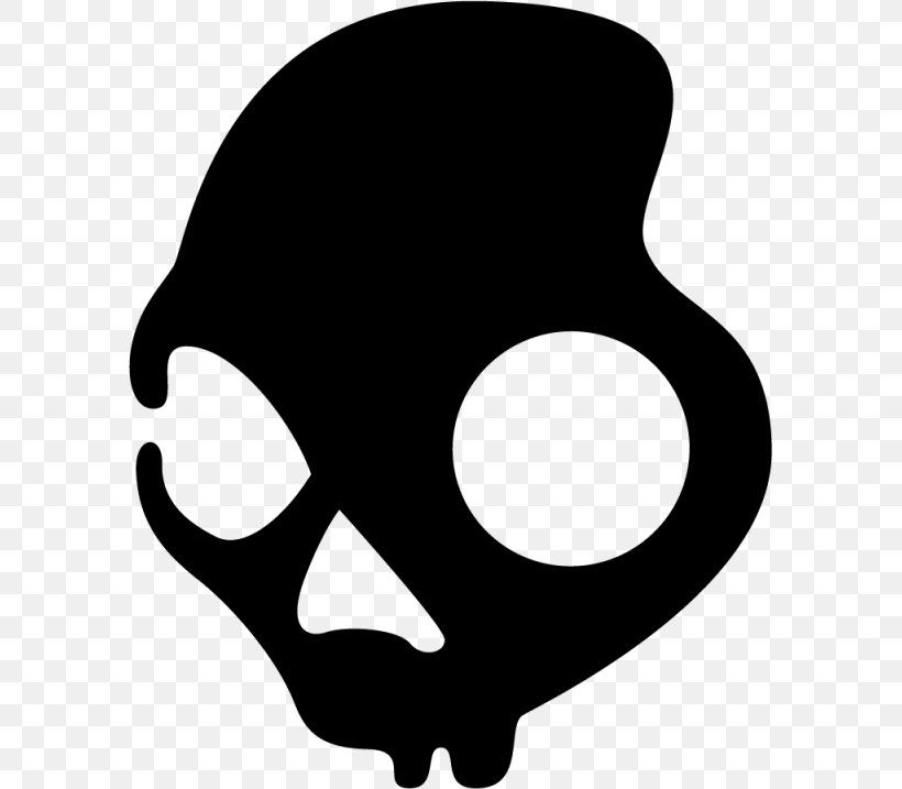 Skullcandy Ink'd 2 Logo Headphones, PNG, 585x717px, Skullcandy, Black, Black And White, Bone, Head Download Free