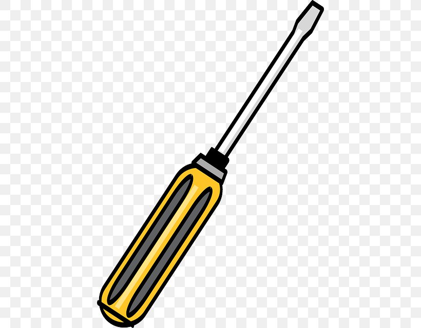 Screwdriver Clip Art, PNG, 442x640px, Screwdriver, Free Content, Hardware, Scalable Vector Graphics, Screw Download Free