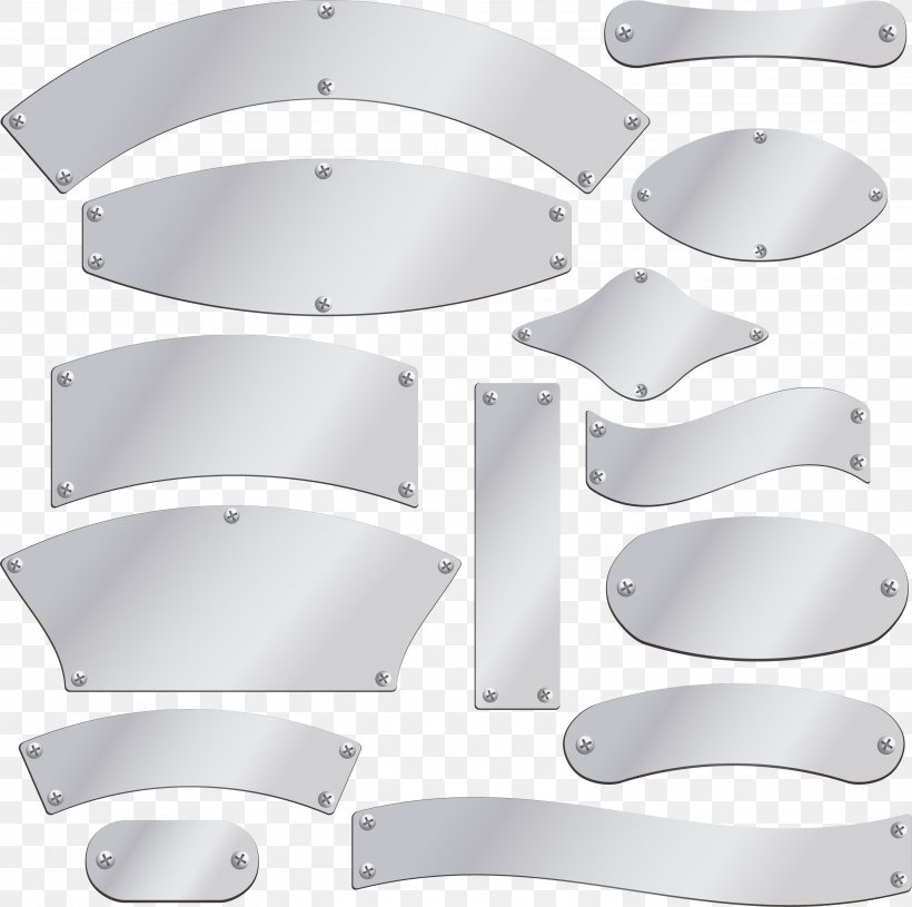 Silver Metal Banner, PNG, 3001x2986px, Silver, Banner, Brushed Metal, Ceiling Fixture, Chrome Plating Download Free