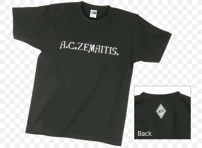 T-shirt Zemaitis Guitars Sleeve Brand, PNG, 740x600px, Tshirt, Active Shirt, Black, Black M, Brand Download Free