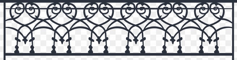 Iron Euclidean Vector Parede, PNG, 4020x1020px, Iron, Baluster, Black, Black And White, Door Download Free