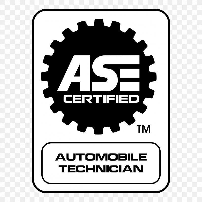 Automotive Service Excellence Car Automobile Repair Shop Logo Auto Mechanic, PNG, 2400x2400px, Automotive Service Excellence, Area, Auto Mechanic, Automobile Repair Shop, Black And White Download Free