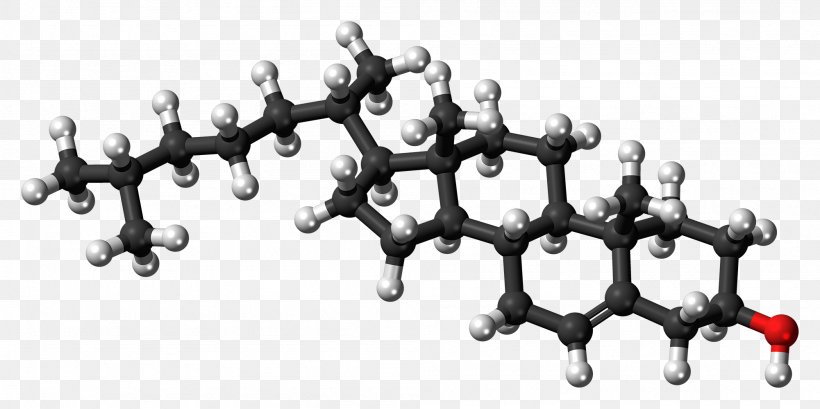 Cholesterol Ball-and-stick Model PubChem Parkinson's Disease Molecule, PNG, 2001x1000px, Cholesterol, Alphasynuclein, Ball, Ballandstick Model, Black And White Download Free