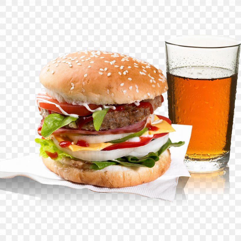 Fast Food Hamburger Cheeseburger Pizza French Fries, PNG, 2567x2567px, Fast Food, American Food, Appetizer, Breakfast Sandwich, Buffalo Burger Download Free