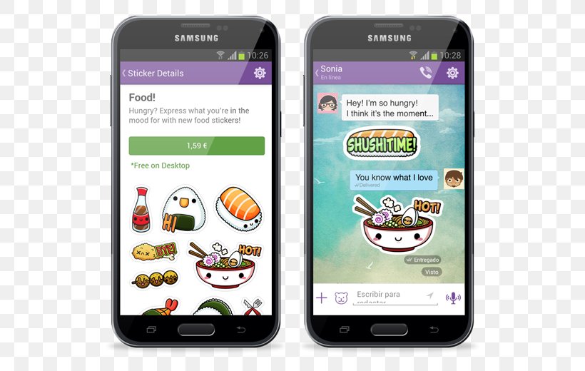 Smartphone Feature Phone Fast Food Sticker Viber, PNG, 600x520px, Smartphone, Advertising, Brand, Cellular Network, Communication Device Download Free
