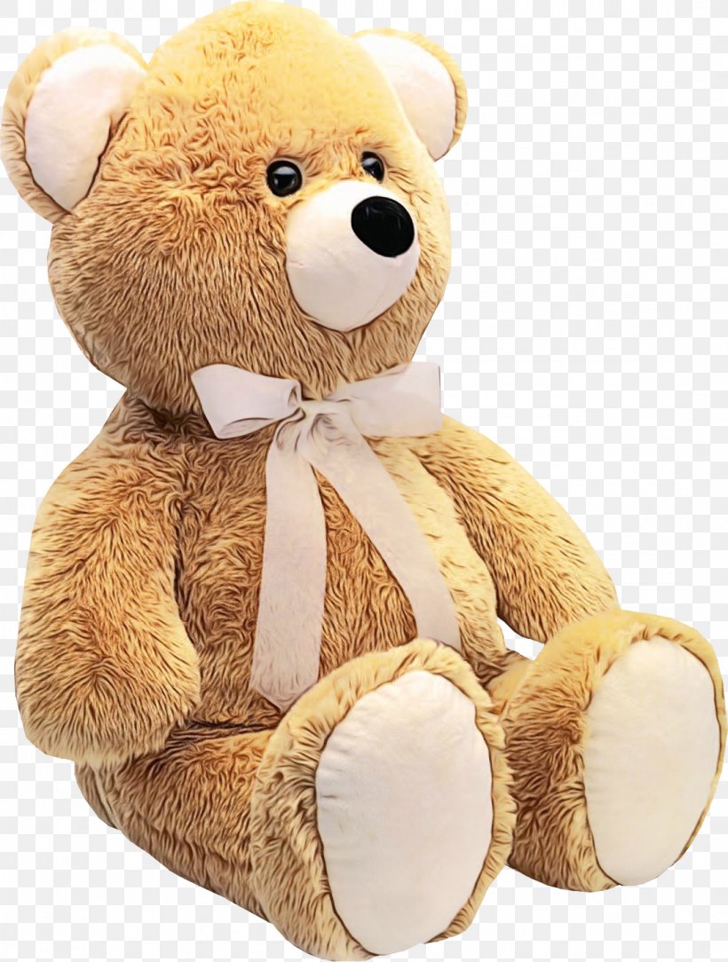Teddy Bear, PNG, 1085x1435px, Watercolor, Baby Toys, Bear, Paint, Plush Download Free