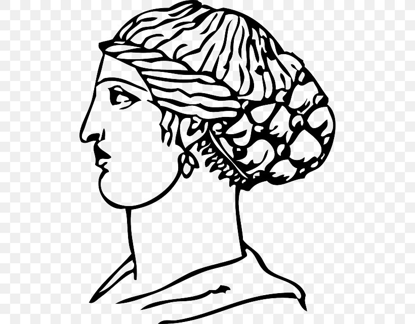Ancient Greece Ancient Greek Hair Clip Art, PNG, 506x640px, Ancient Greece, Ancient Greek, Art, Artwork, Black And White Download Free