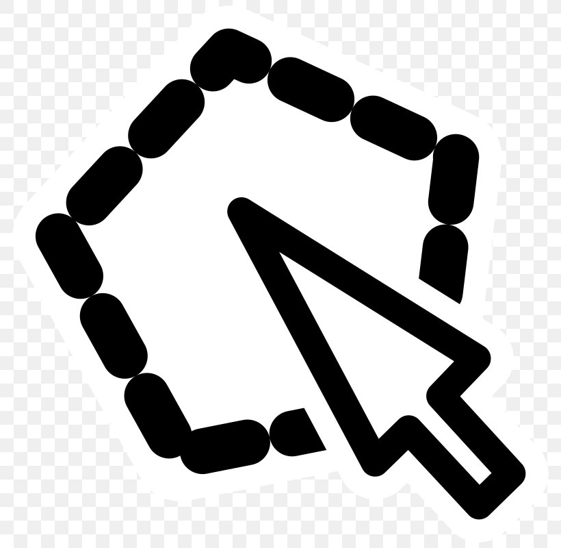 Computer Mouse Pointer Cursor, PNG, 800x800px, Computer Mouse, Area, Black And White, Bracelet, Brand Download Free