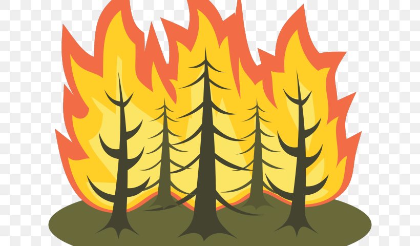 Clip Art Wildfire Vector Graphics, PNG, 640x480px, Wildfire, Fire, Firefighter, Flame, Forest Download Free