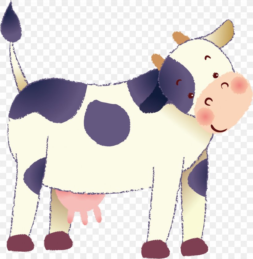 Dairy Cattle Euclidean Vector Clip Art, PNG, 2463x2521px, Dairy Cattle, Art, Canidae, Carnivoran, Cartoon Download Free