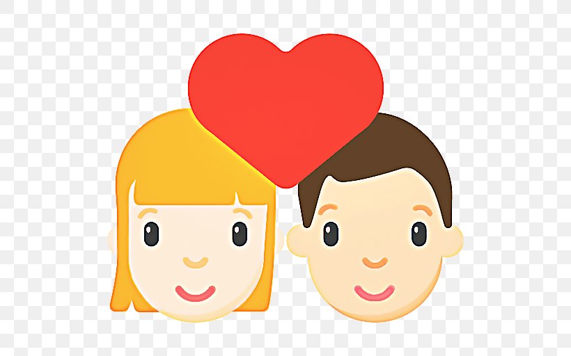 Emoji In Love, PNG, 512x512px, Emoji, Cartoon, Cheek, Child, Emoticon Download Free