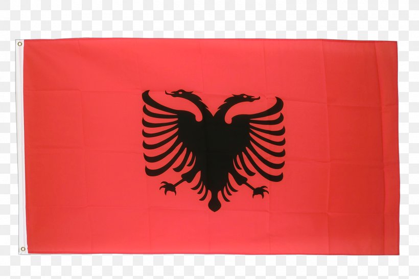Flag Of Albania Coat Of Arms Of Albania Double-headed Eagle, PNG, 1500x1000px, Albania, Albanian Republic, Coat Of Arms Of Albania, Doubleheaded Eagle, Flag Download Free