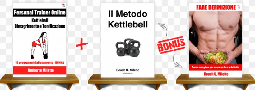 Kettlebell Computer Program Bodybuilding Brand Personal Trainer Miletto Umberto, PNG, 840x300px, Kettlebell, Advertising, Banner, Bodybuilding, Brand Download Free