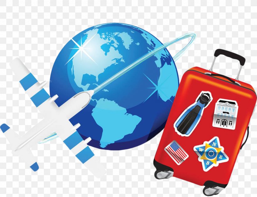 Airplane Suitcase Travel Clip Art, PNG, 1000x769px, Airplane, Baggage, Brand, Communication, Globe Download Free