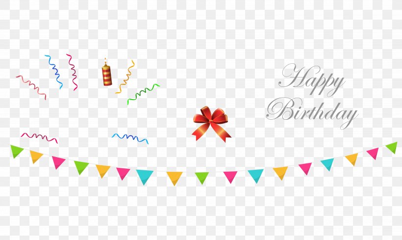 Birthday Ribbon Download, PNG, 4872x2909px, Birthday, Brand, Communication Channel, Free Software, Gratis Download Free