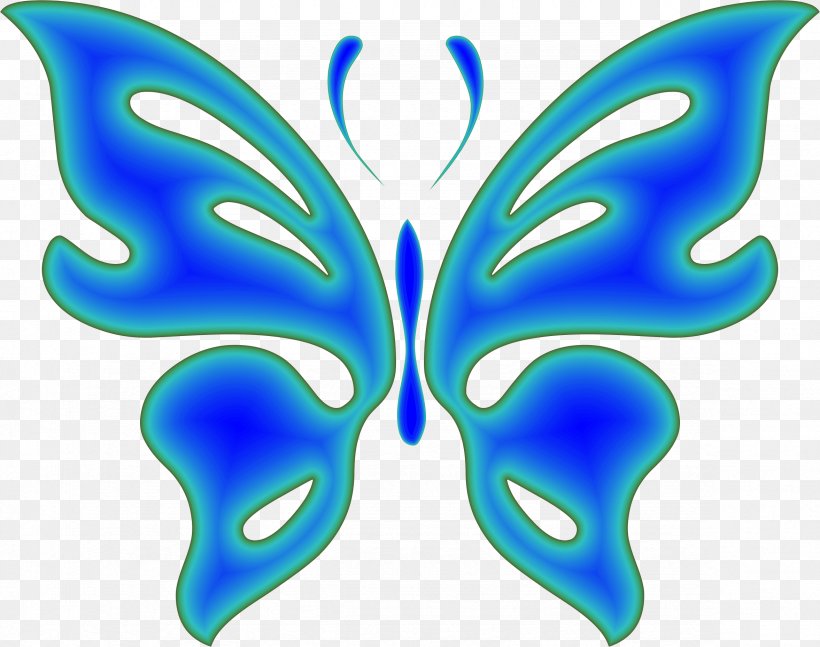 Butterfly Clip Art, PNG, 2354x1860px, Butterfly, Blue, Insect, Invertebrate, Leaf Download Free