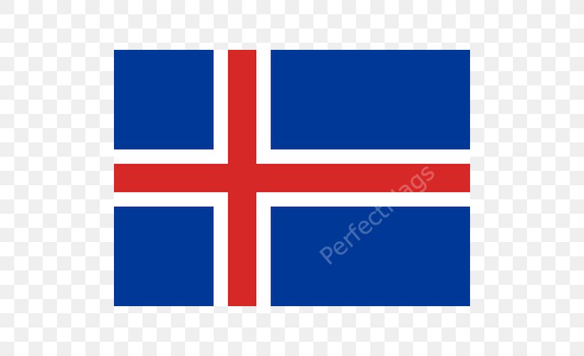 Flag Of Iceland National Flag, PNG, 500x500px, Flag Of Iceland, Area, Blue, Brand, Electric Blue Download Free