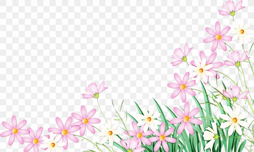 Pink Flower Cartoon, PNG, 1549x929px, Outline, Computer Software, Daisy, Floral Design, Flower Download Free