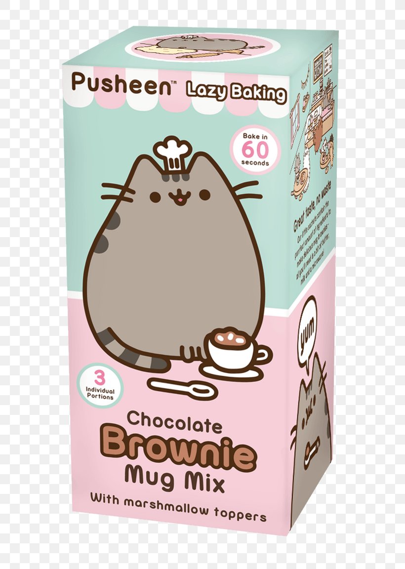 Chocolate Brownie Pusheen Cat Chocolate Chip, PNG, 656x1152px, Chocolate Brownie, Baking, Belgian Chocolate, Belgian Cuisine, Candy Download Free