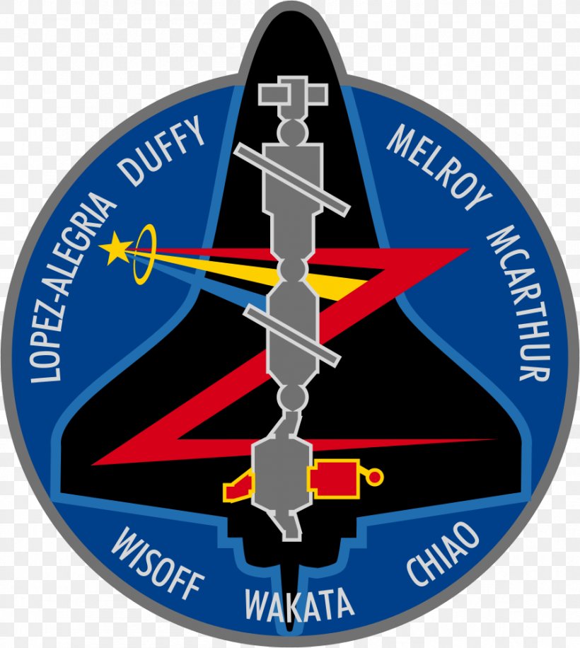STS-92 International Space Station Space Shuttle Program Kennedy Space Center STS-41-D, PNG, 895x1000px, International Space Station, Astronaut, Blue, Clock, Emblem Download Free