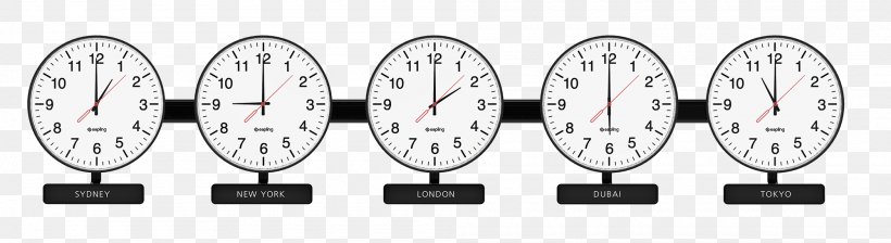 Time Zone World Clock Standard Time, PNG, 2000x548px, Time Zone, Auto Part, Black And White, Clock, Clock Face Download Free