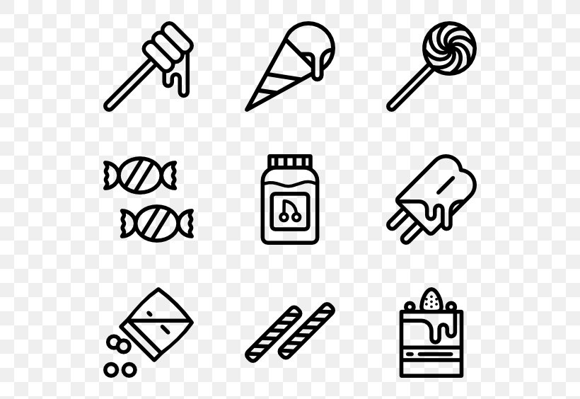 Candy Clip Art, PNG, 600x564px, Candy, Area, Black, Black And White, Brand Download Free