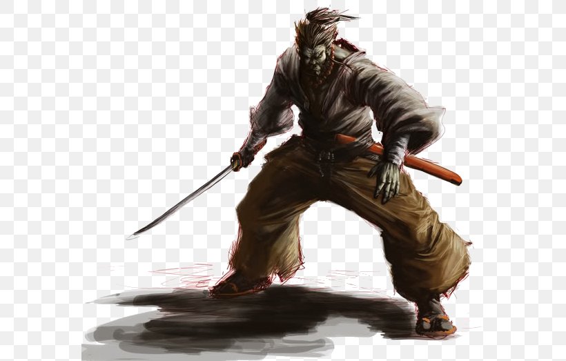 Dungeons & Dragons Half-orc Samurai Player Character, PNG, 584x523px, Dungeons Dragons, Barbarian, Elf, Fantasy, Fictional Character Download Free