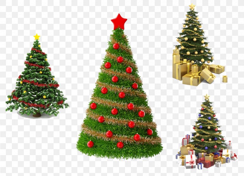 Santa Claus Christmas Tree Christmas Decoration, PNG, 1000x720px, Santa Claus, Christmas, Christmas Decoration, Christmas Lights, Christmas Ornament Download Free