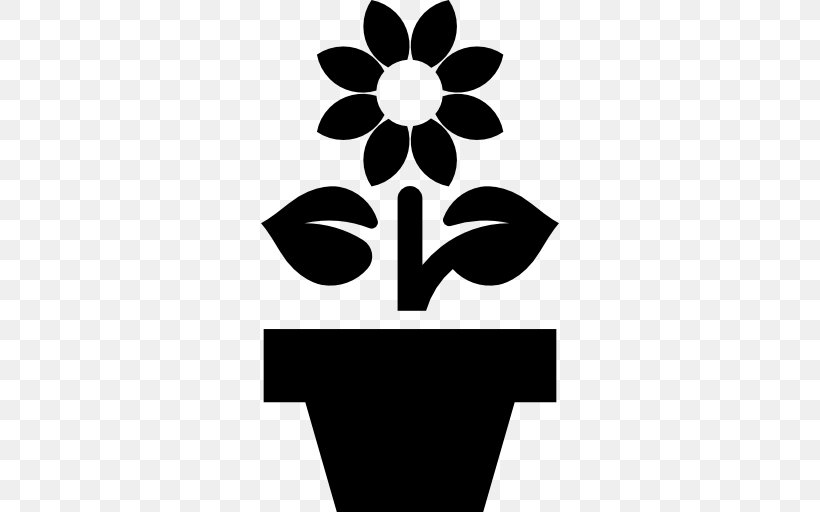 Flowerpot Horticulture Watering Cans Plant, PNG, 512x512px, Flowerpot, Black And White, Drip Irrigation, Flower, Flowering Plant Download Free