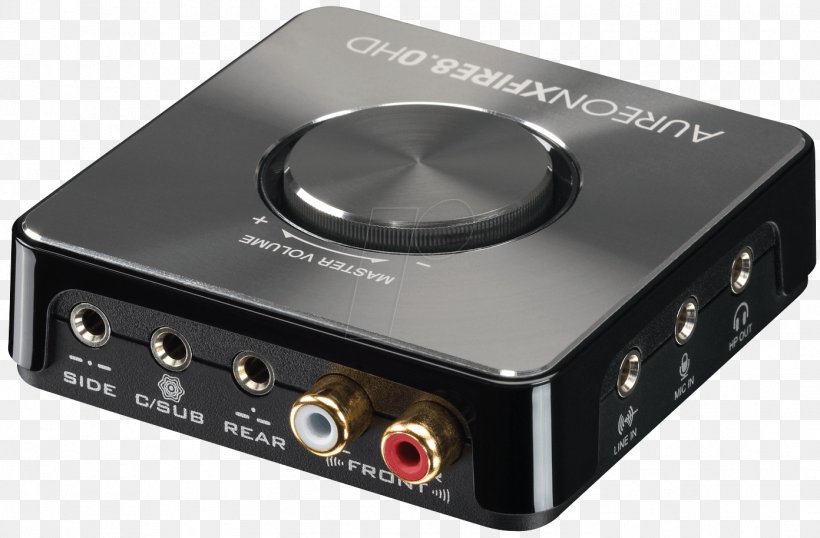 Sound Cards & Audio Adapters TERRATEC Aureon XFire 8.0 HD Sound Card, PNG, 1392x914px, Sound Cards Audio Adapters, Audio, Computer Hardware, Electronic Device, Electronics Download Free